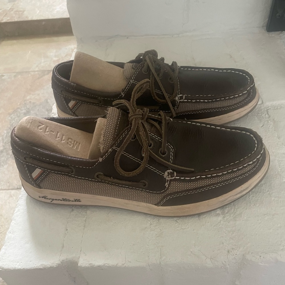 Leather Margaritaville Boat Shoes